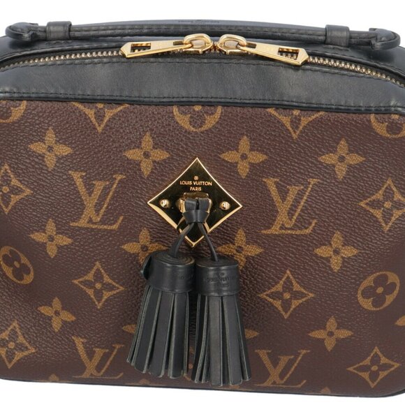 LOUIS VUITTON Black Monogram Shoulder Bag - Picture 8 of 11